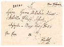 1805, z Polné do Teplic, s nejstarším razítkem jihlavské pošty