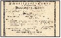 1837, jízdenka na poštovní dostavník
