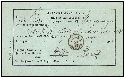 1862, podací lístek na zaslání peněžní částky