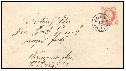 1875, obálka s natištěnou známkou