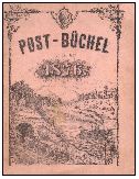 1876, poštovní knížka