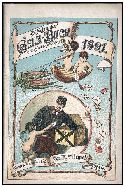1891, poštovní knížka