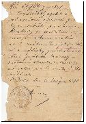 1898, doklad - pověření k odběru poštovních známek