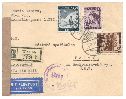 1947, z Rakouska, letecky a cenzurováno