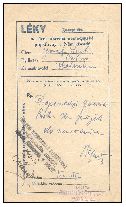 1932, recepis MUDr. Ant. Šafaříka