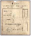 1845, ceník na pečivo