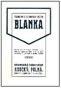 1912, reklama firmy Koucký