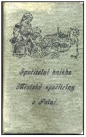1932, sspořitelní knížka