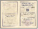 1945, vkladní lístek