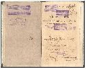 1921, vkladní knížka Občanské záložny
