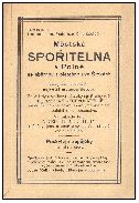 po r. 1920, reklama na výplatním sáčku