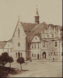 po r. 1900, Sezimovo náměstí, kostel sv. Anny