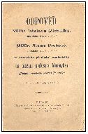 1900, odpověď polenských lékařů Masarykovi