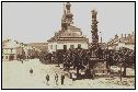 1910, oblakový sloup na Husově náměstí