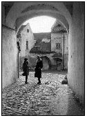 po roce 1920, průchod rabínským domem