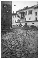 1928, valounová dlažba na rabínském plácku