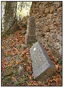 2007, stará, původní zeď hřbitova